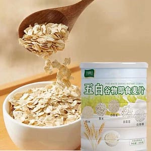 五白谷物即食麦片300g 营养速食早餐 代餐膳食纤维