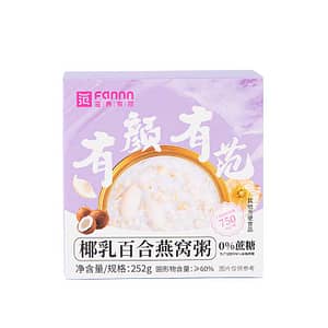 椰乳百合燕窝粥252g/碗 鲜炖即食燕窝礼盒